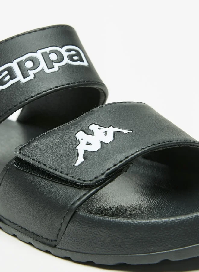 Kappa Boys Strappy Sandals with Hook and Loop Closure