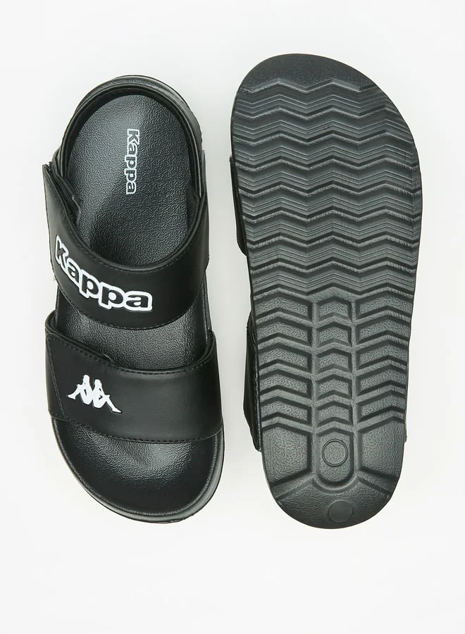 Kappa Boys Strappy Sandals with Hook and Loop Closure