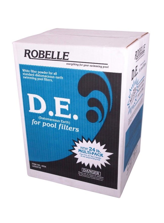 Robelle 4024 D.E./Diatomaceous Earth Powder for Swimming Pools, 24-Pound - Image 1