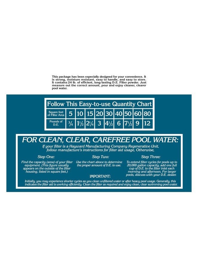 Robelle 4024 D.E./Diatomaceous Earth Powder for Swimming Pools, 24-Pound - Image 3