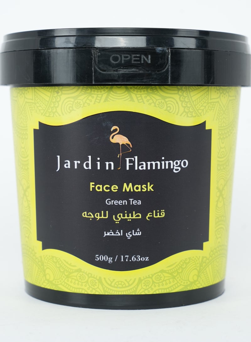 Jardin Flamingo Face Mask 500g - Green Tea  - Image 1