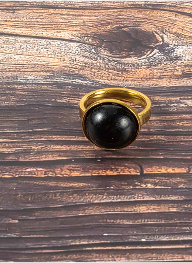 Stainless Steel Golden Ring with Black Stone Size 18 - pzsku/ZBE5A961B6D4F77C5F3E0Z/45/_/1737287655/117f37d2-d171-44ea-b0f9-9bbec47d4637