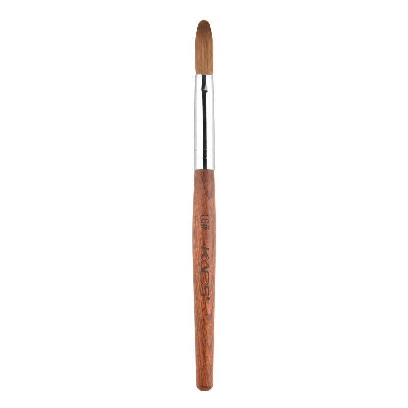 Rolabling Nail Brush Kolinsky Sable Acrylic Nail Art Brush Professional Red Wooden Nail Brush 16