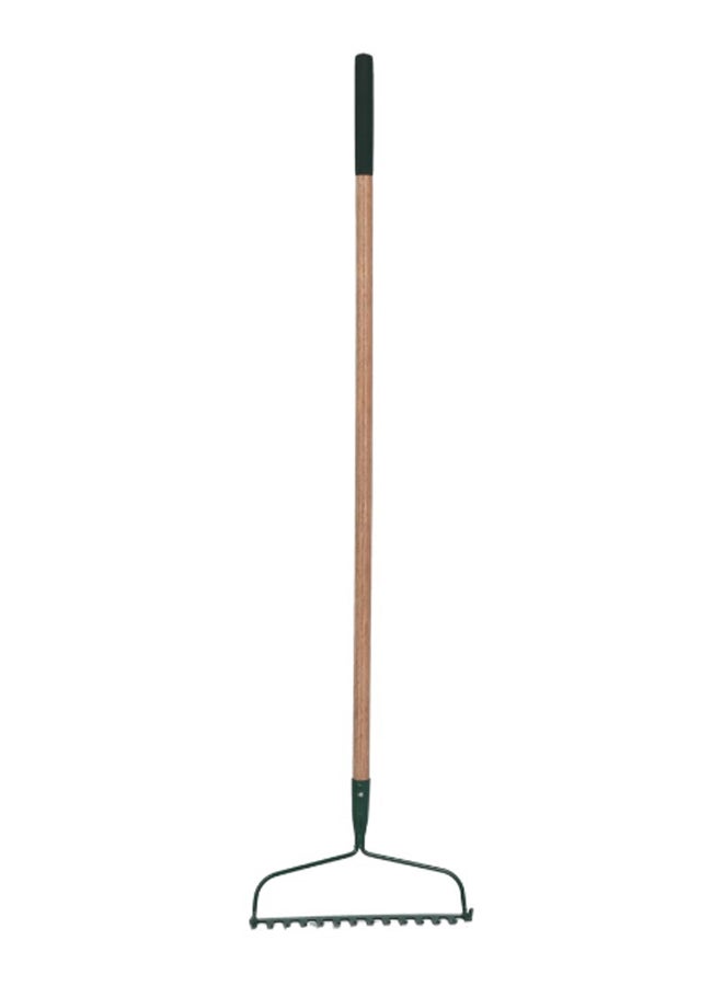 Garden Essentials Speciall Designed Durable 14 Tine Bow Rake Black and Brown 7 x 146 x 35 cm T21-460E-148A - Image 1