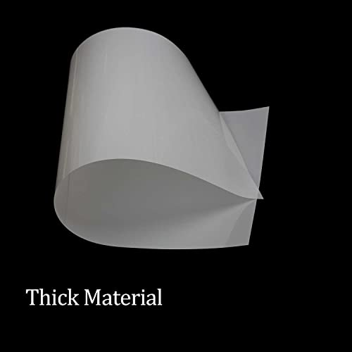 EGOSKY 10 Sheets 10 mil Mylar Sheet 12 x 24 inch Milky Translucent Plastic Blank Stencil, Make Your Own Stencil Template Material - Image 3