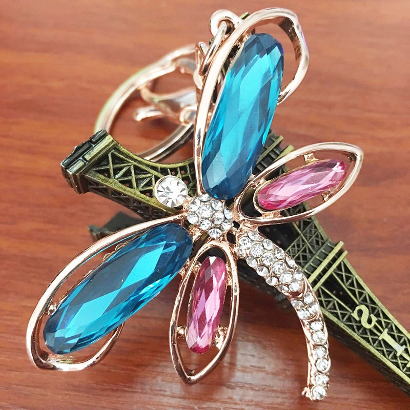 Fashion Dragonfly Car Key Chain Pendant Korean Edition Set - Image 5