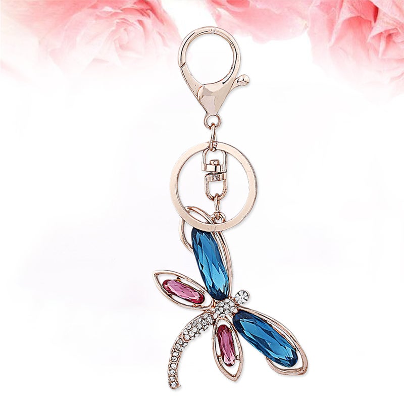 Fashion Dragonfly Car Key Chain Pendant Korean Edition Set - Image 1