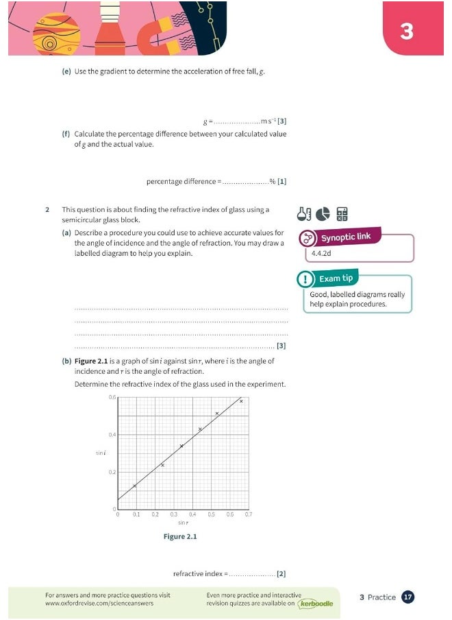 Oxford Revise: A Level Physics for OCR A Revision and Exam Practice  - Image 1
