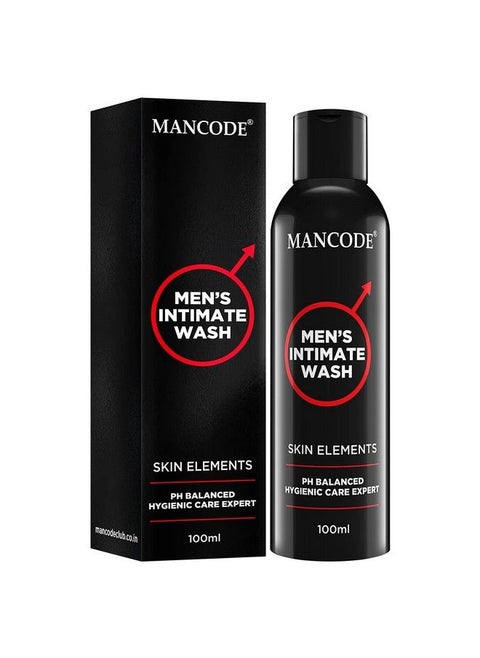 Mancode Intimate Wash For Men100Ml Personal Intimate Hygiene ; Prevents Itching ; Irritation & Dryness Caused By Sweating (Pack Of 1)