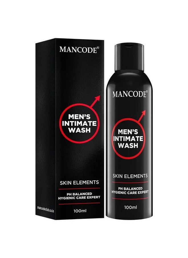 Mancode Intimate Wash For Men100Ml Personal Intimate Hygiene ; Prevents Itching ; Irritation & Dryness Caused By Sweating (Pack Of 1)