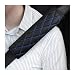 Bittwee Car Seat Belt Pads 2PCS Leather Seatbelt Covers Protect Your Neck and Shoulder More Comfortable Driving Harness Pad for All Cars and Backpack Strap Car Interior Accessories BlackBlue - Image 2