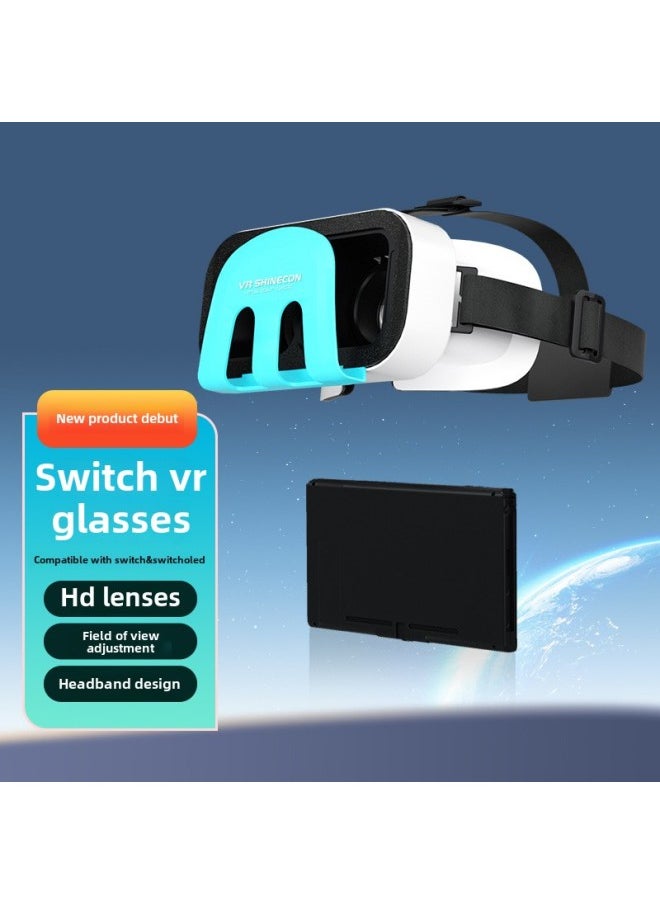 Generic Thousand Magic Switch VR Glasses Switch Accessories VR Glasses 3D HD Suitable For Nintendo New-Color:White  - Image 1