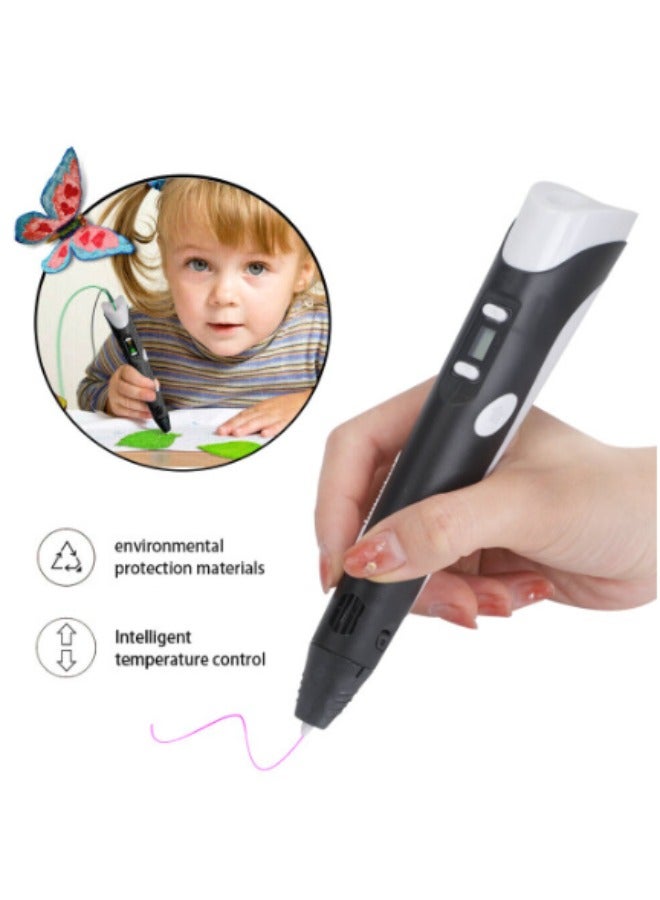 MANAM TRADING Image Create Print Upgraded 3D Pen Black Smart Intelligent Drawing doodler 3D Pen for Teens Adults Creators - Image 2