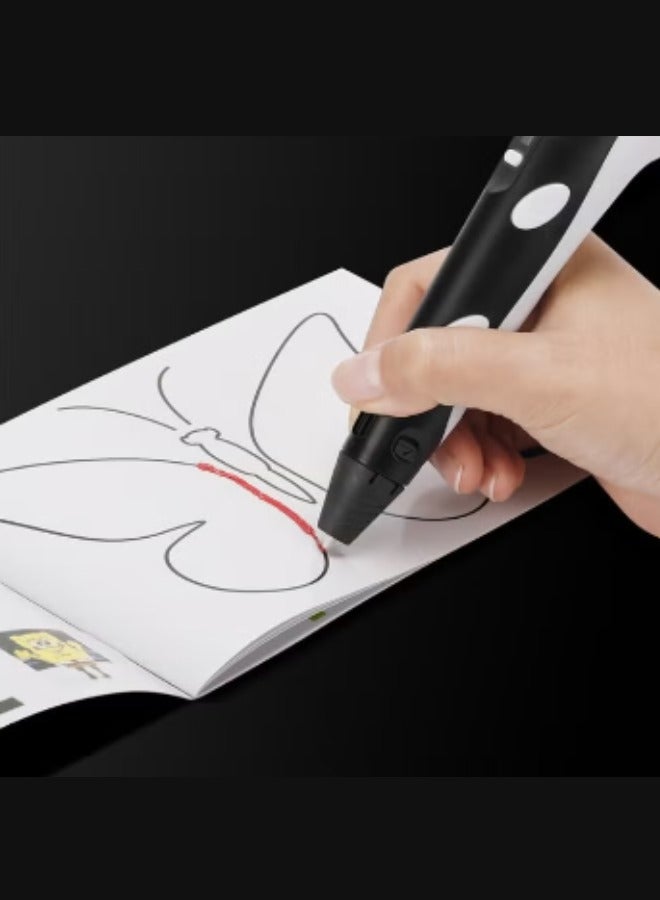 MANAM TRADING Image Create Print Upgraded 3D Pen Black Smart Intelligent Drawing doodler 3D Pen for Teens Adults Creators - Image 3