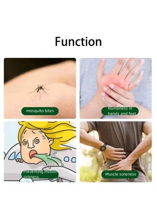 بلسم تايلاندي عشبي طبيعي – لتخفيف الألم ولدغات الحشرات والدوار | رائحة منعشة بالنعناع للاستخدام اليومي - Image 5