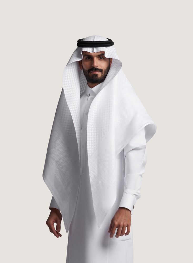 دسار شماغ دسار كلاسيك ابيض - Image 2