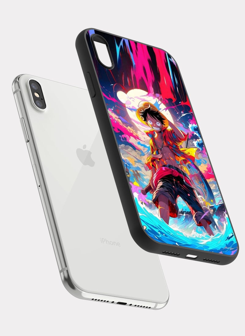 PXLAAT iPhone XS MAX case cover One Piece Luffy - Image 2