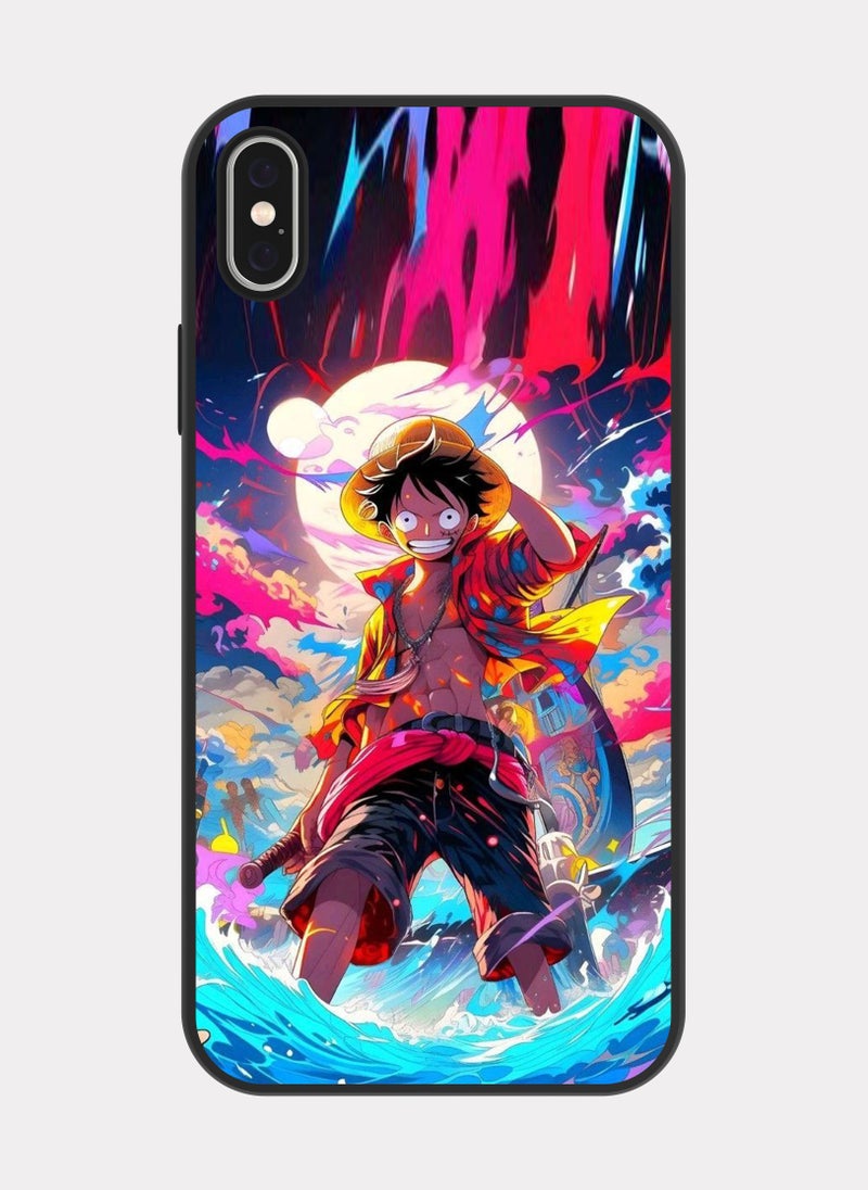 PXLAAT iPhone XS MAX case cover One Piece Luffy - Image 1