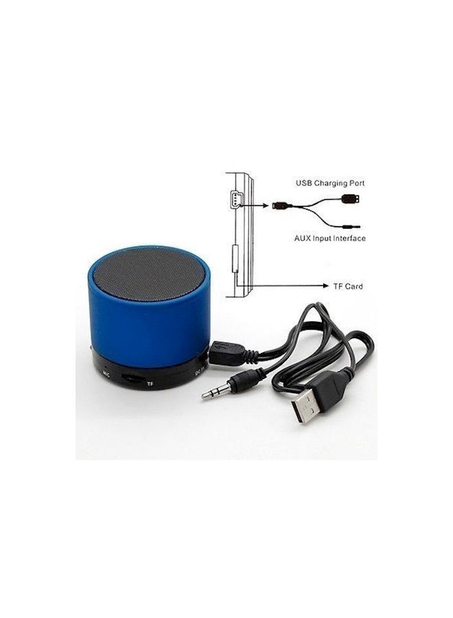 NIBEMINENT Mini Wireless Multimedia Speaker Blue - Image 2