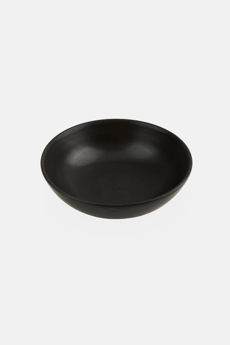 Home Basics Ceramic Matt Micro Bowl, Black - Image 1