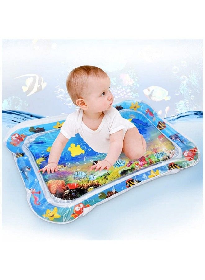 MOBDESK Baby Kids Water Play Mat Toys Inflatable Tummy Time Water Play Mat Indoor And Outdoor Baby Play Mat Leakproof Fun Activity Play Center Your Baby'S - Image 1