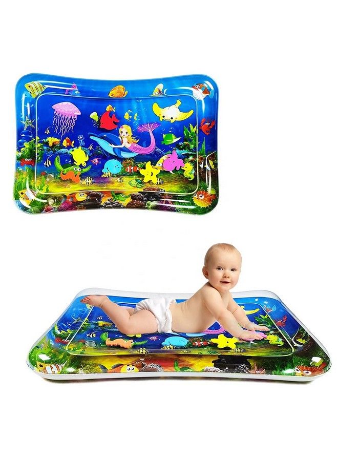 MOBDESK Baby Kids Water Play Mat Toys Inflatable Tummy Time Water Play Mat Indoor And Outdoor Baby Play Mat Leakproof Fun Activity Play Center Your Baby'S - Image 3