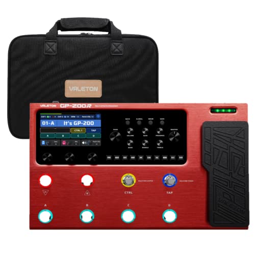 Valeton GP200R Multi Effects RED + Gig Bag Black Bundle - Image 1