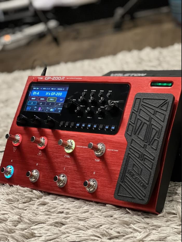 Valeton GP200R Multi Effects RED + Gig Bag Black Bundle - Image 2