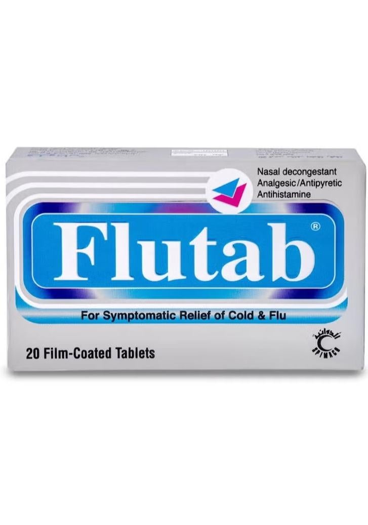 فلوتاب أقراص البرد والإنفلونزا 20 قرصًا