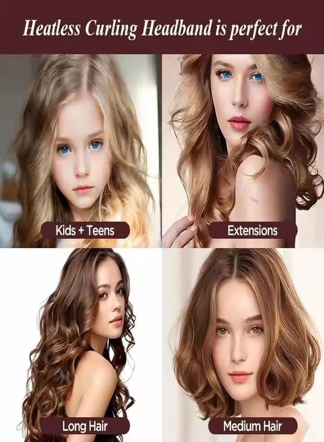 ENZAMOL 3PCS Heatless Satin Curler for Women - No Heat Rollers for All Hair Types - Heatless Curls Headband Hair Curler - Image 5