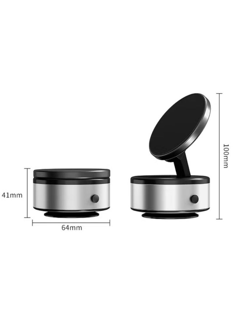 Generic - X10Q Vacuum Adsorption Car Dashboard Mounting Bracket Center Console Navigation Holder, Universal 360° Rotating Phone Mount for GPS, Smartphones, and Tablets Anti-Slip, Easy Installation - Image 1