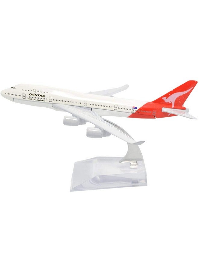 Toytle Qantas Boeing 747 16 cm Diecast Alloy Metal Aircraft Aeroplane Model - Image 1
