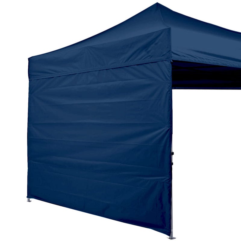 AbcCanopy ABCCANOPY Instant Canopy SunWall 10x10 FT 1 Pack Sidewall Only No Frame or Top Navy Blue 