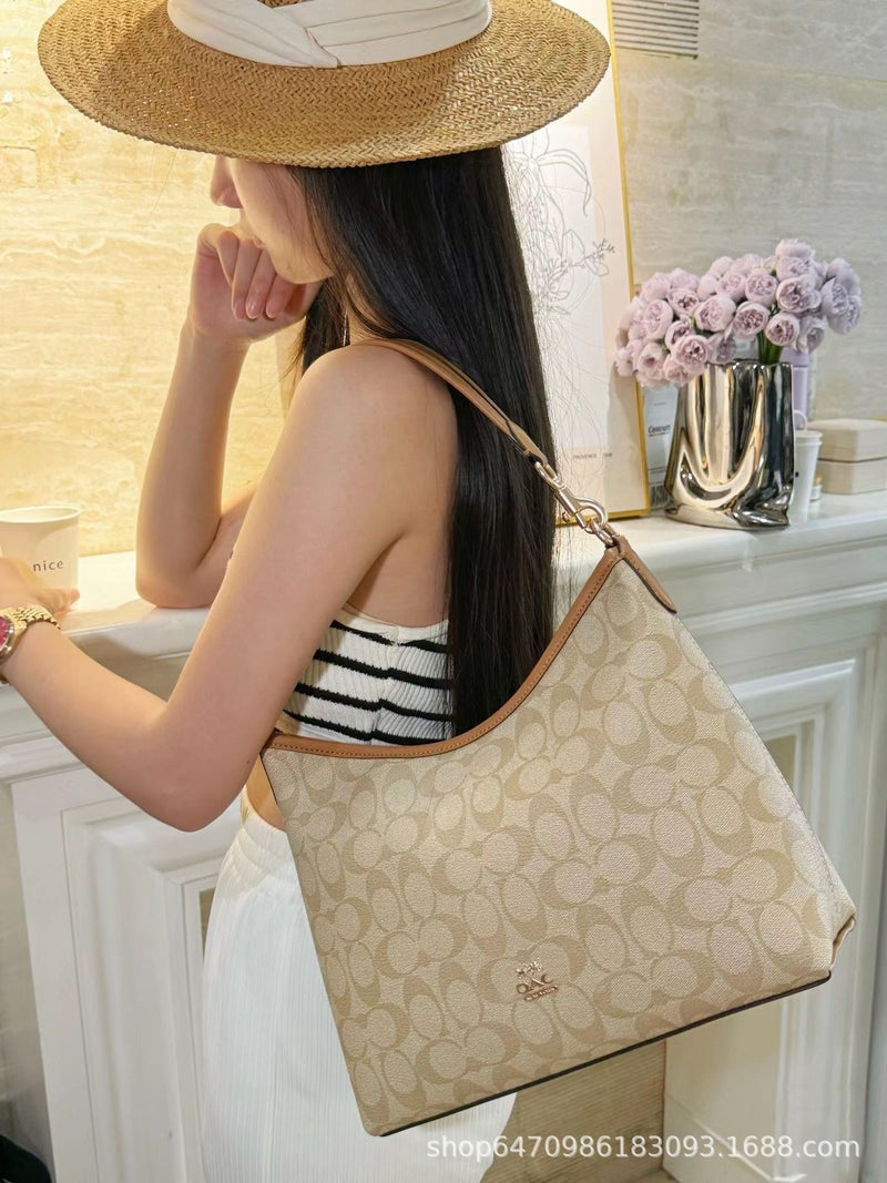 Supply Kou Home Laurel Presbyopia Underarm Tramp Bag Zipper Large Capacity Mommy Tote New Commuter Bag - Image 5