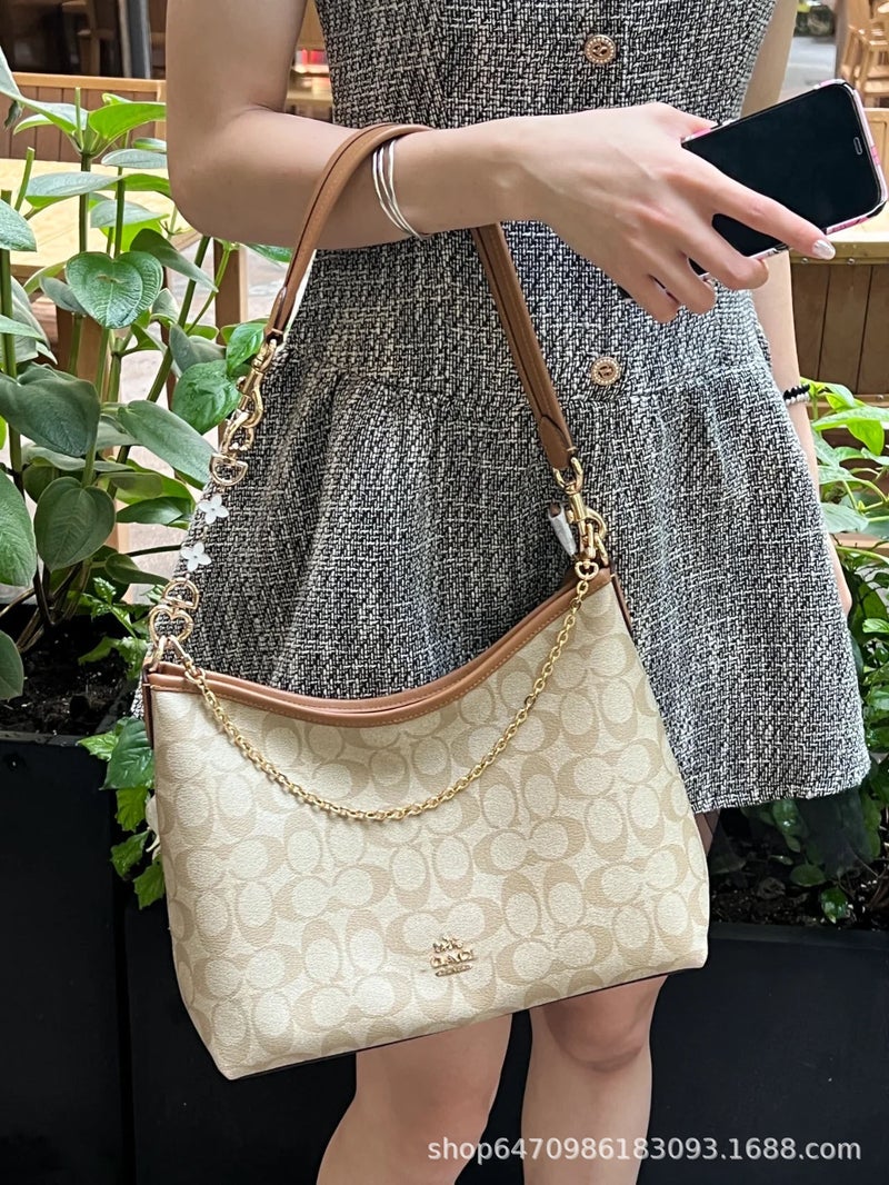 Supply Kou Home Laurel Presbyopia Underarm Tramp Bag Zipper Large Capacity Mommy Tote New Commuter Bag - Image 2