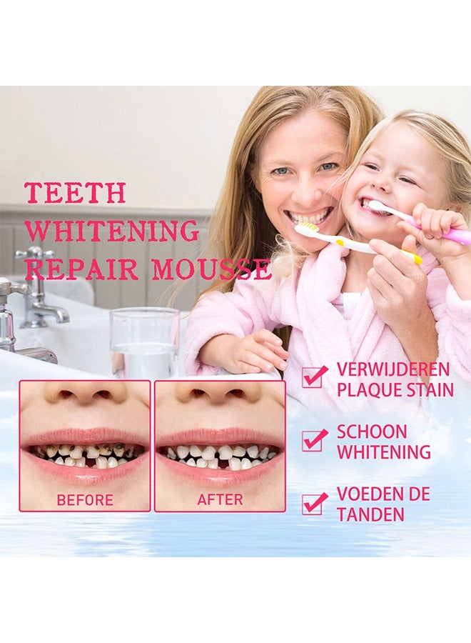 Jaysuing Rids Foam Toothpaste,Children's Low Fluoride Toddler Toothpaste, Dental Care For Children 3 Years And Up, Super Fine Mousse Foam, Easy To Use (Strawberry Flavors) 60ml - Image 2