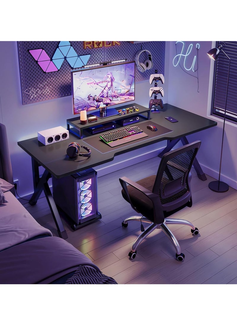 ACPLAY - Desktop Computer Desk,Home Office Desk,Versatile Gaming and Study Solution for Modern Homes,Ideal for Students and Gamers, Spacious and Functional（120x60x75cm） - Image 1