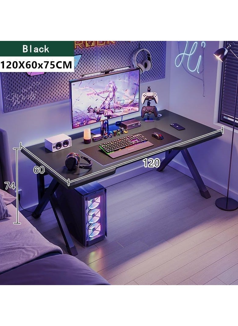 ACPLAY - Desktop Computer Desk,Home Office Desk,Versatile Gaming and Study Solution for Modern Homes,Ideal for Students and Gamers, Spacious and Functional（120x60x75cm） - Image 1