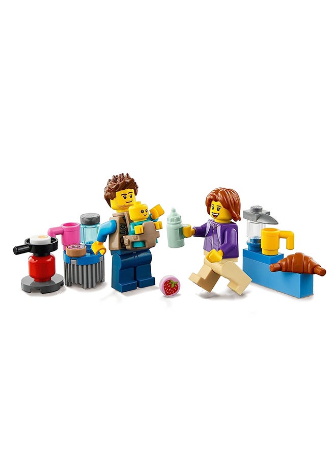LEGO 6327954 City Holiday Camper Van 60283 Building Kit; Toy Camper Van With Furnished Interior; Holiday Playset Including 2 Minifigures And A Baby Figure; A Treat For Boys And Girls Who Love Lego Playsets (190 Pieces) 5+ Years - Image 5