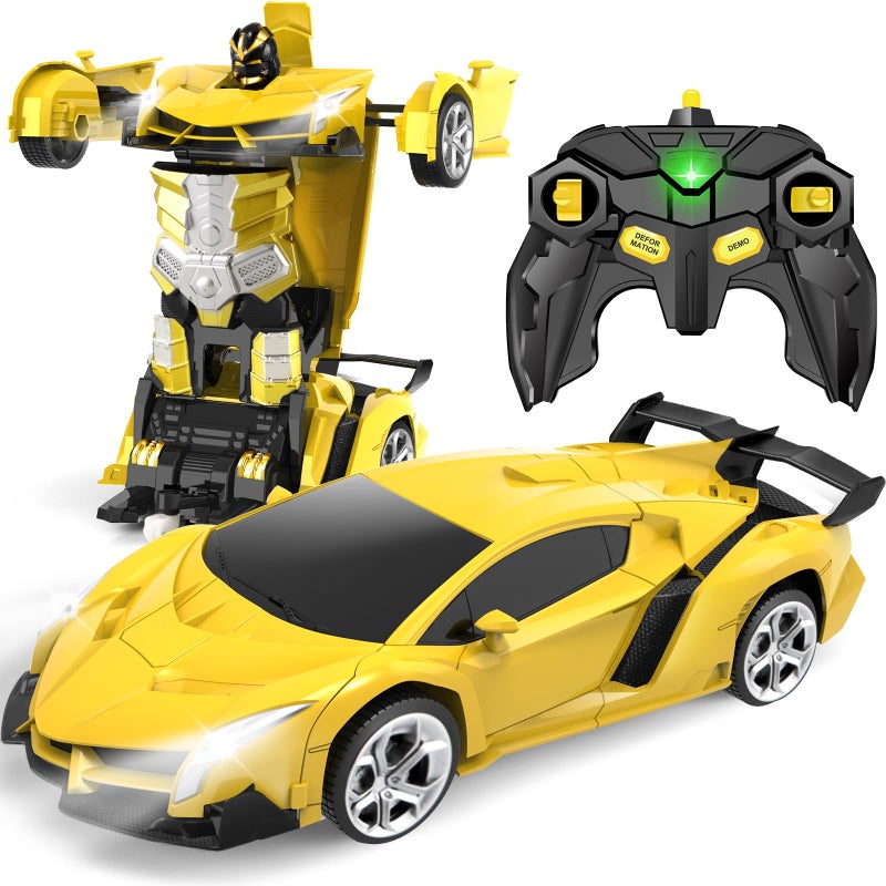 YOTOY Remote Control Car Toys  Transform RC Cars for Kids One Button Transformation 360 Degree Rotating Drifting 24Ghz  118 Scale Gift for Kids Age 4 5 6 Years Old Boys and Girls - Image 2