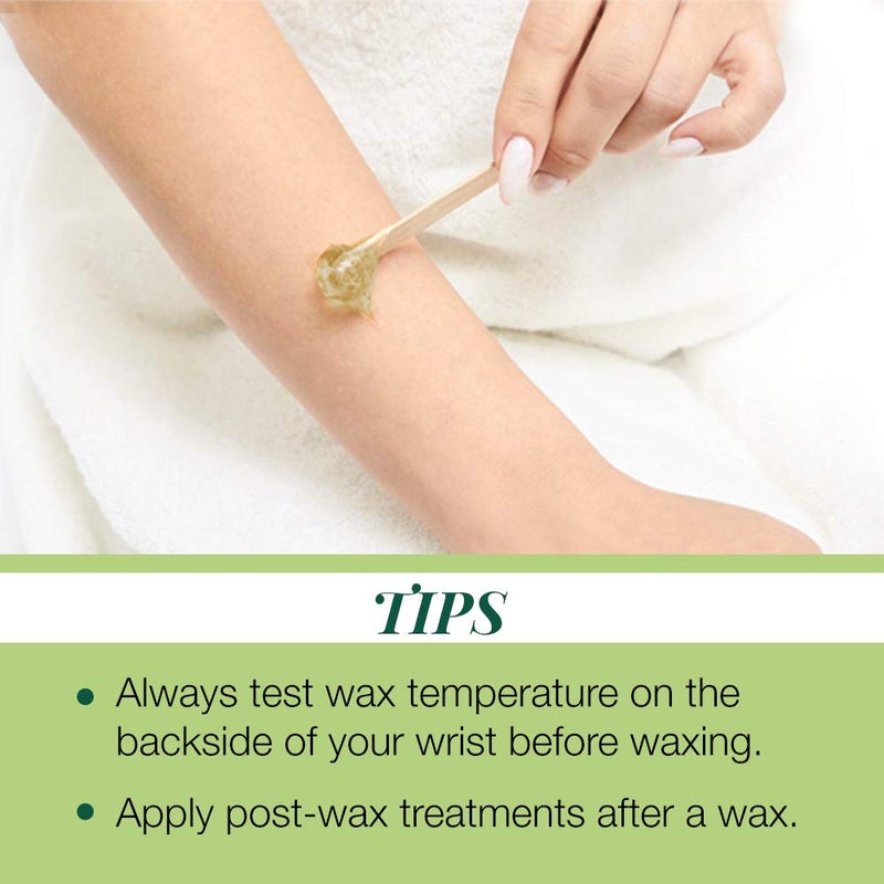 Clean + Easy Azulene Sensitive Soft Wax â€“ Wax for Sensitive Skin Hair Removal, Gentle & Soothing Formula for Face & Body, 14 oz - Image 5