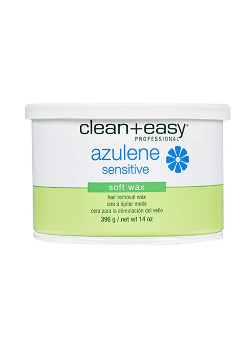 Clean + Easy Clean + Easy Hair Removal Soft Wax With Azulene To Reduce Redness And Irritation- Ideal For Sensitive Skin, 14 oz  - Image 1