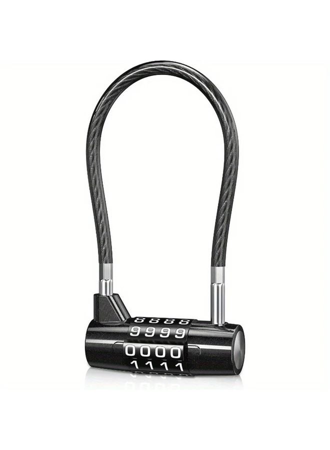 Zinc Alloy 4 Digit Combination Lock Keyless Heavy Duty For Gym Locker Shed - Image 1
