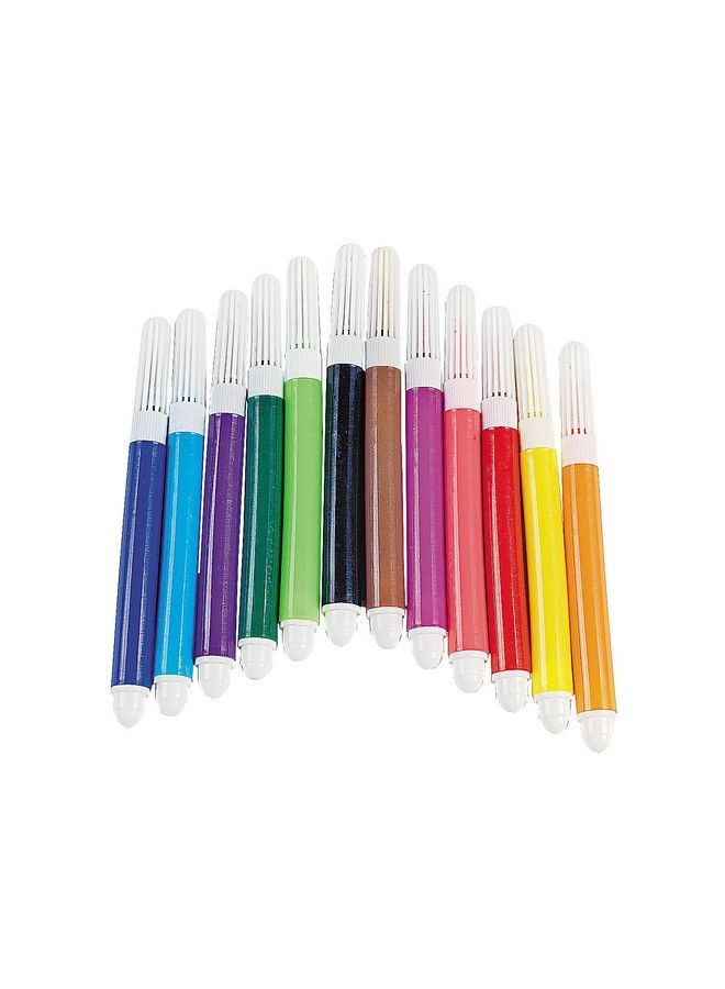 Fun Express 12 Mini Marker Sets For Kids (1 Dozen Per Set) - Image 2