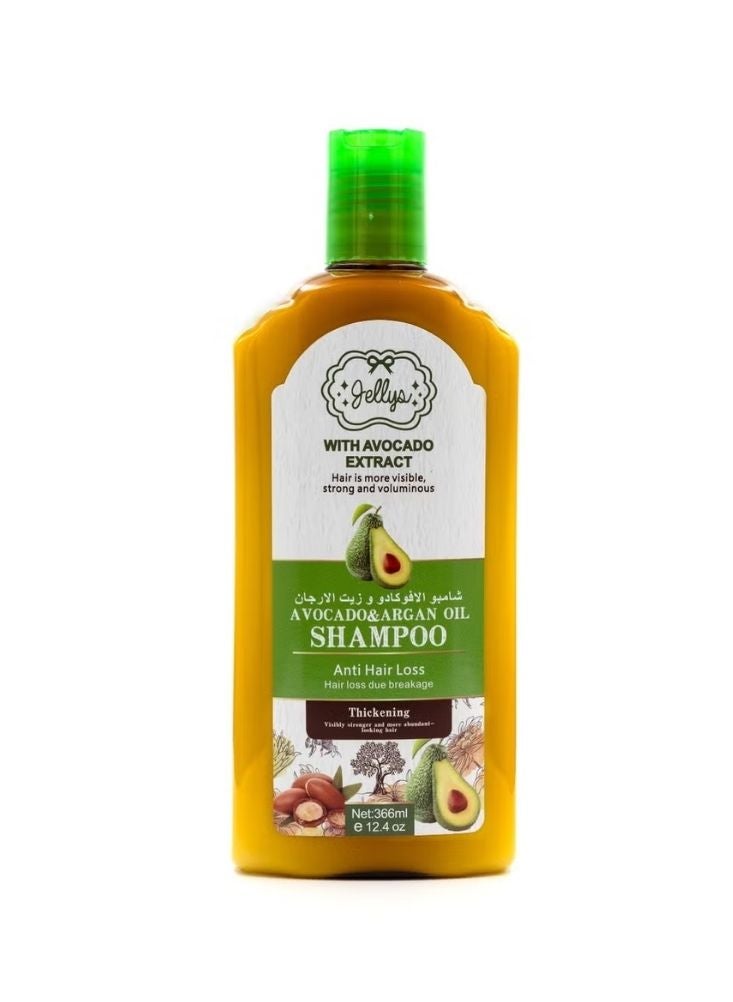 شامبو "جيليز" بزيت الأفوكادو والأرجان – ٣٦٦ مل – تركيبة مضادة لتساقط الشعر وتكثيفه