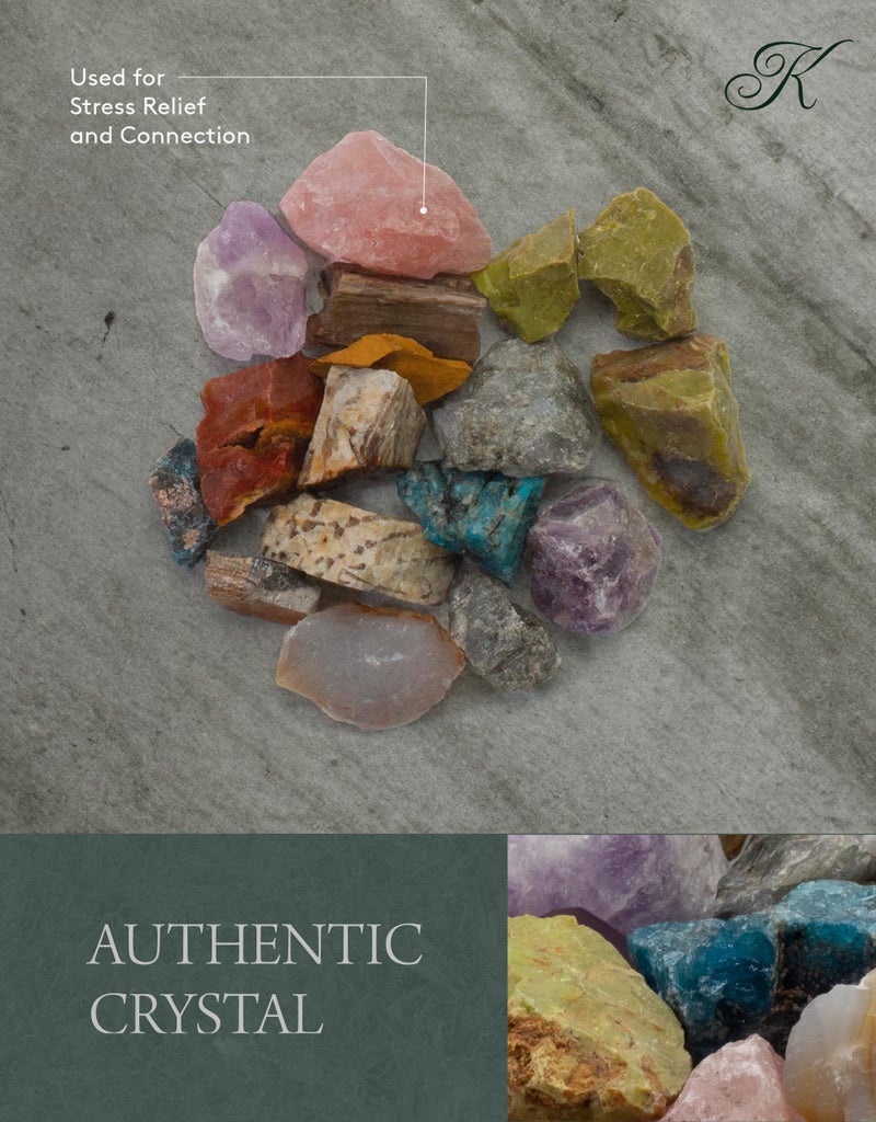 KALIFANO Bulk Rough Crystal Mix (1 Pound) - Random Assortment of Raw Reiki Stones (May Include Amethyst, Labradorite, Blue Apatite etc.) - Piedras En Bruto Used for Jewelry or Tumbling (Family Owned) - Image 3