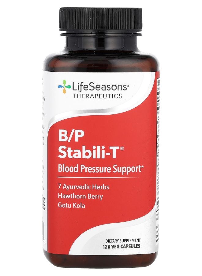 LifeSeasons B/P Stabili-T Blood Pressure Support 120 Veg Capsules