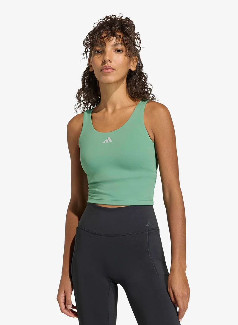 اديداس 3-Stripes Studio All Me Light Support Tank
