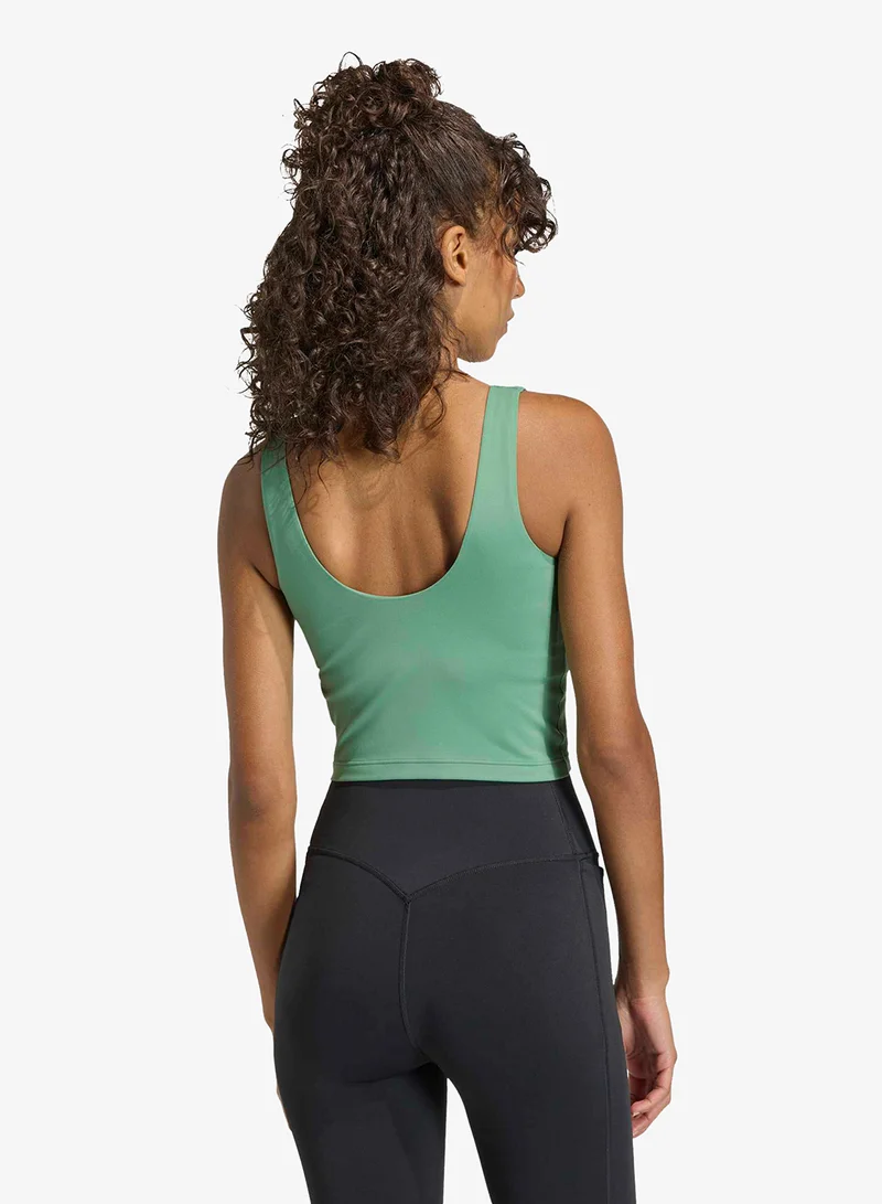 اديداس 3-Stripes Studio All Me Light Support Tank