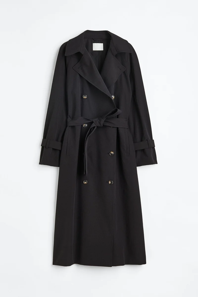 اتش اند ام Double-Breasted Trenchcoat